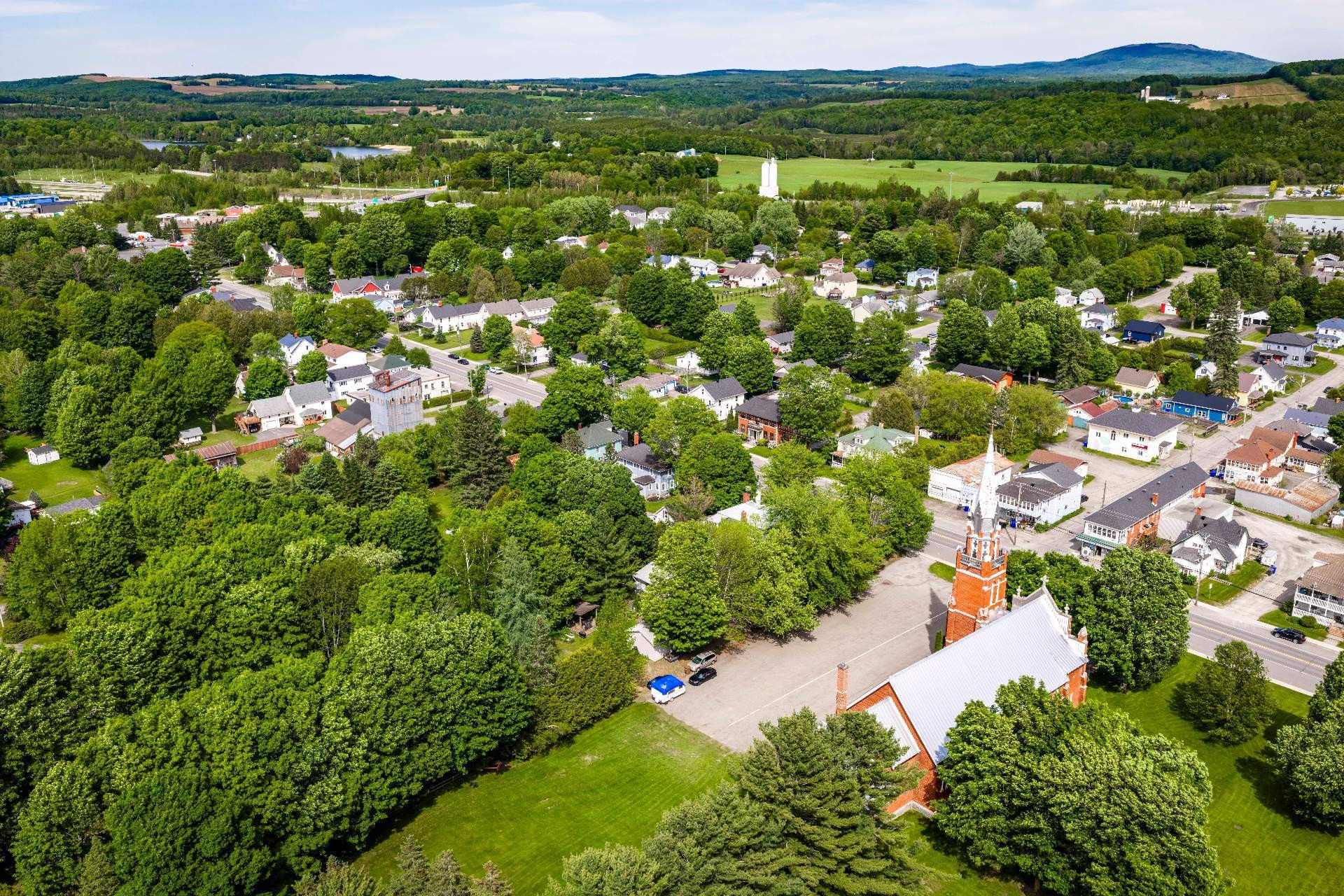 Photo aérienne - 655Z - 661Z Rue Dufferin, Stanstead - Ville, QC