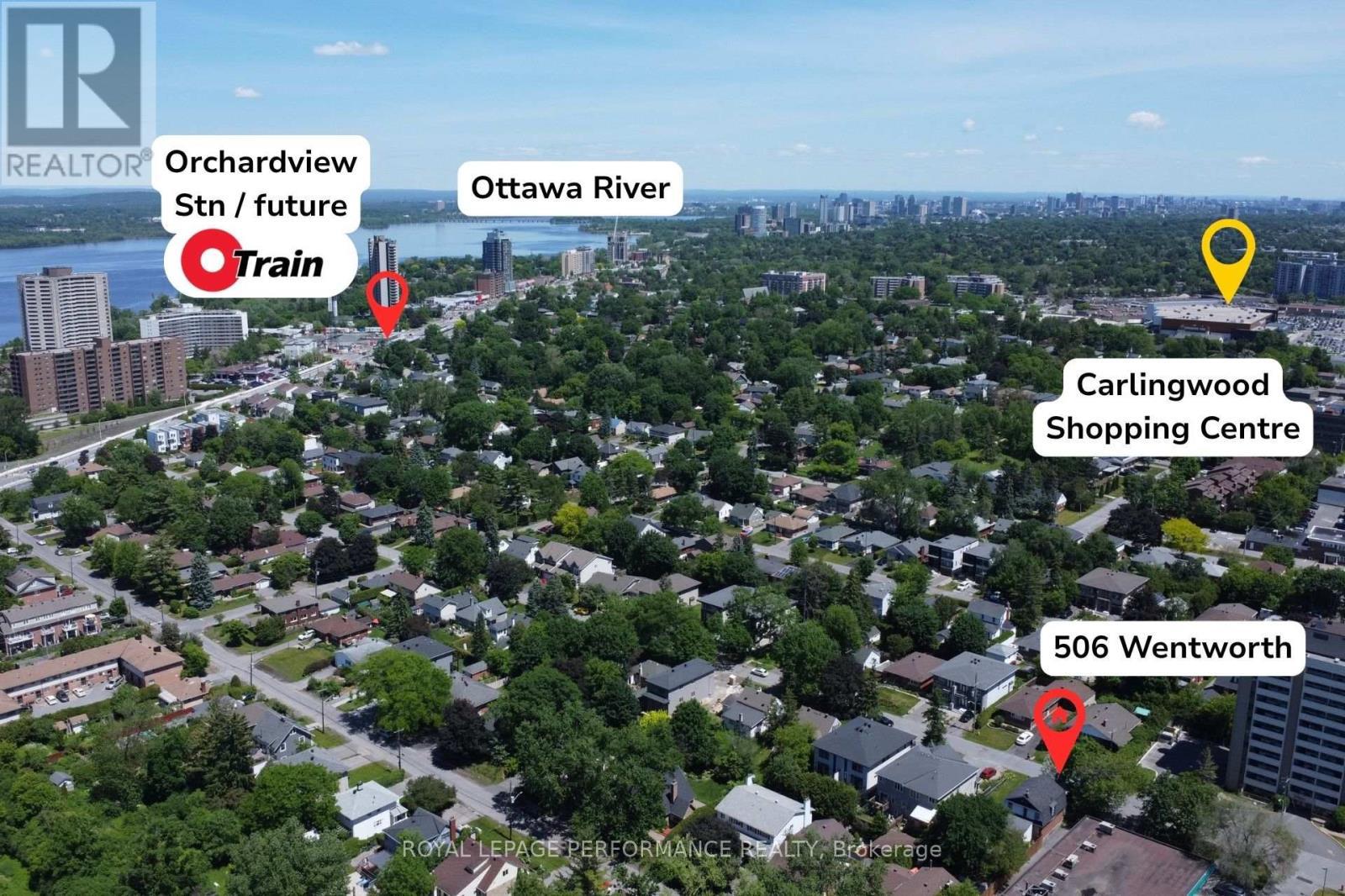 looking west - 506 Wentworth Avenue, Ottawa, ON