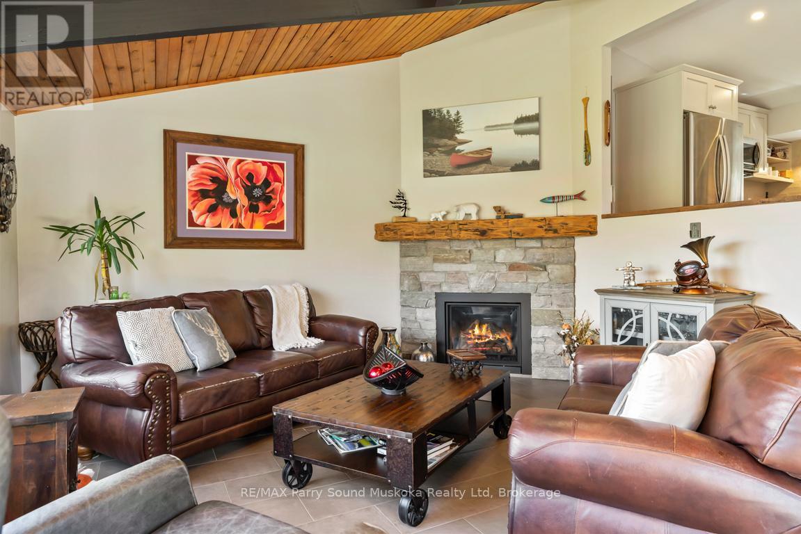 Cozy up to the Gas Fireplace - 5 Meharg Drive, Mckellar, ON