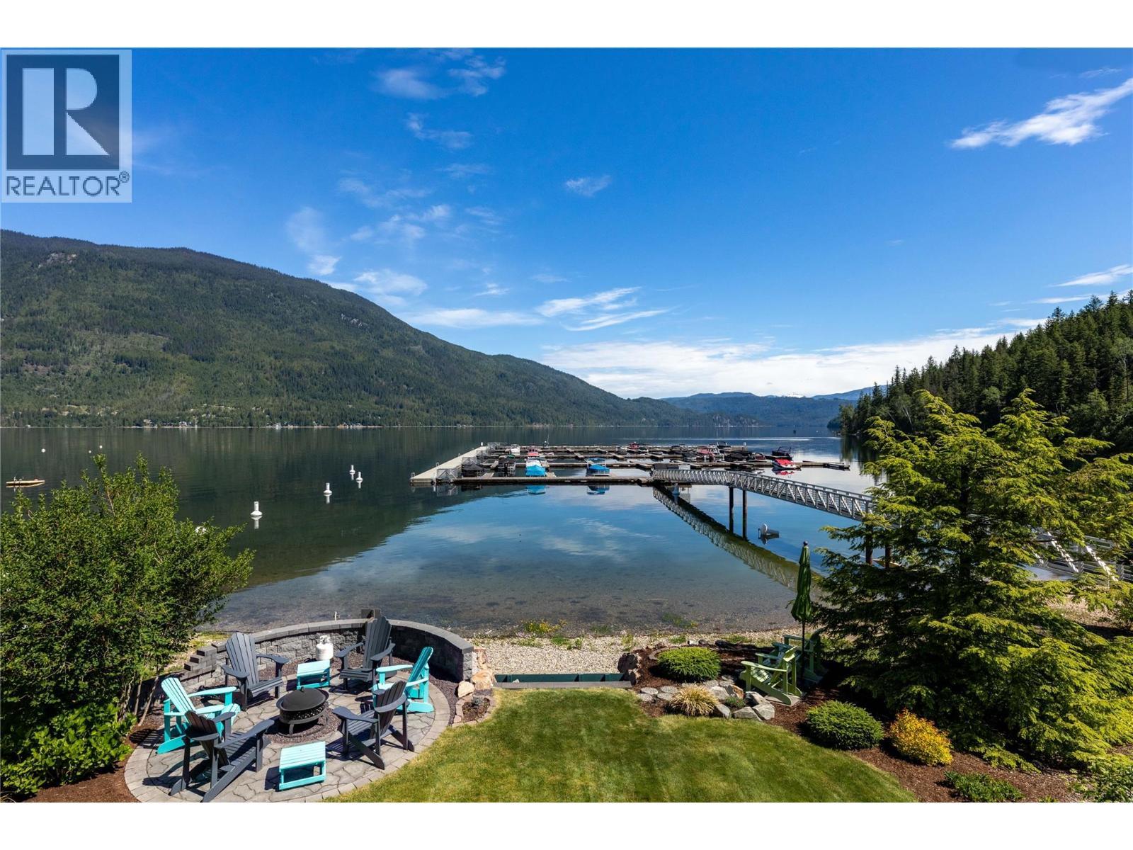 view of the yard - 6421 Eagle Bay Road Unit# 13, Eagle Bay, BC