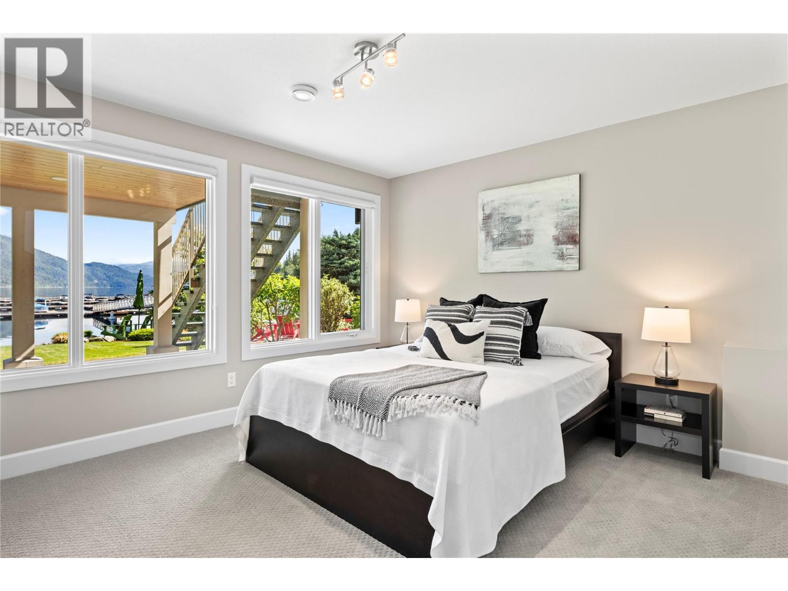 downstairs guest bedroom 1 of 3 - 6421 Eagle Bay Road Unit# 13, Eagle Bay, BC