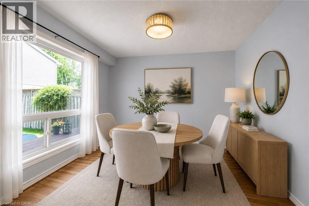 Virtually Staged - 732 Bennett Crescent, Oshawa, ON - Indoor Photo Showing Dining Room