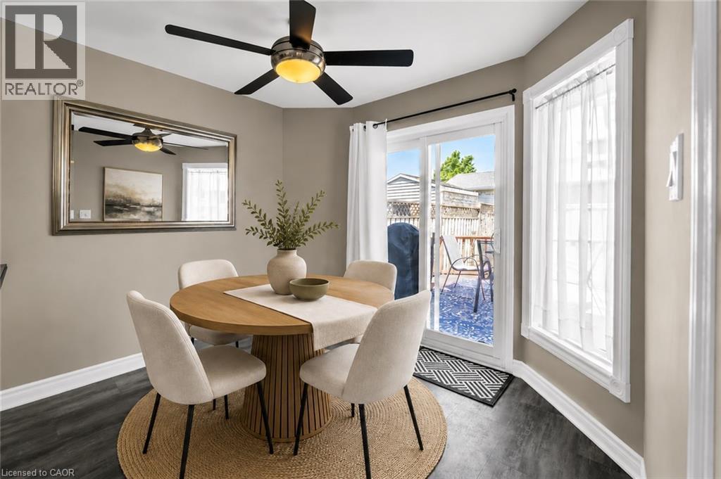 Virtually Staged - 732 Bennett Crescent, Oshawa, ON - Indoor Photo Showing Dining Room