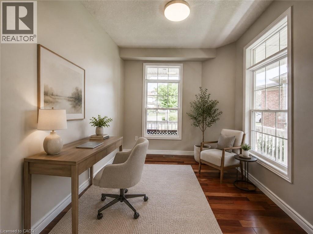 Virtually staged Den. - 712 Brookmill Place, Waterloo, ON