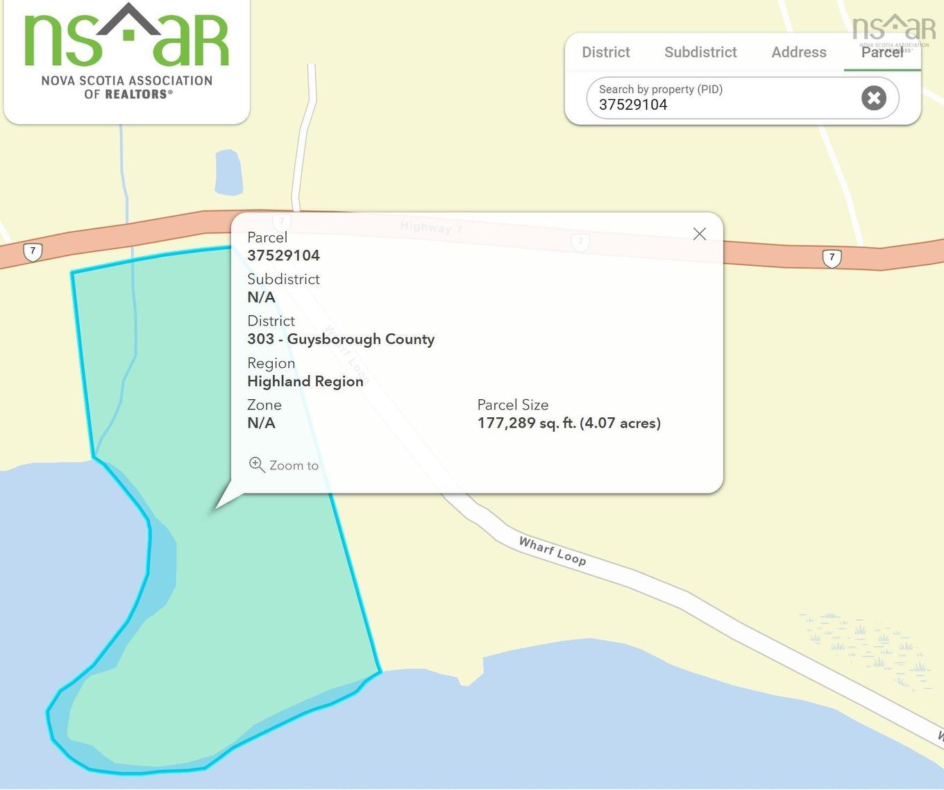 Lot 1 Wharf Loop, Ecum Secum, NS