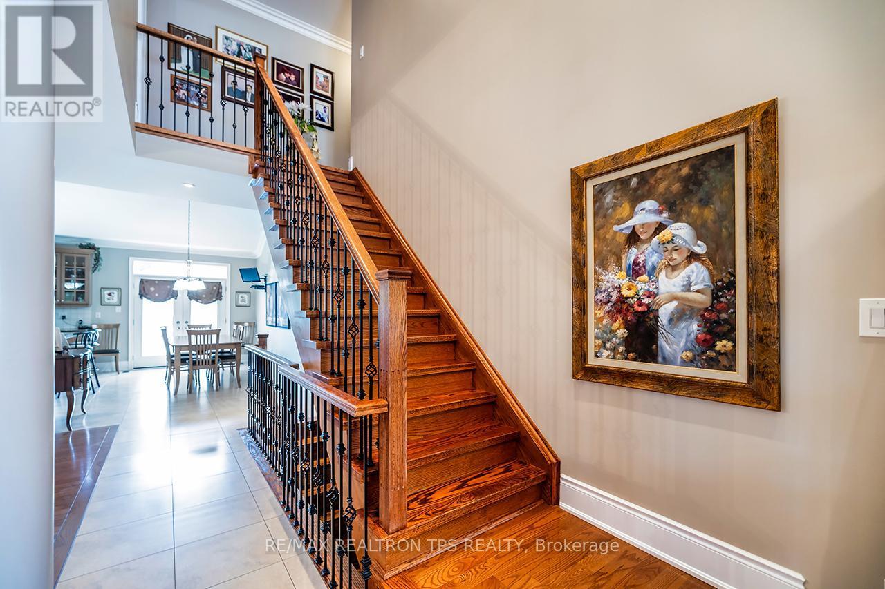 Stairs to Loft - 25 Leafield Drive, Toronto, ON