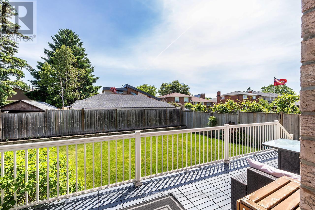 Fenced Yard - 25 Leafield Drive, Toronto, ON