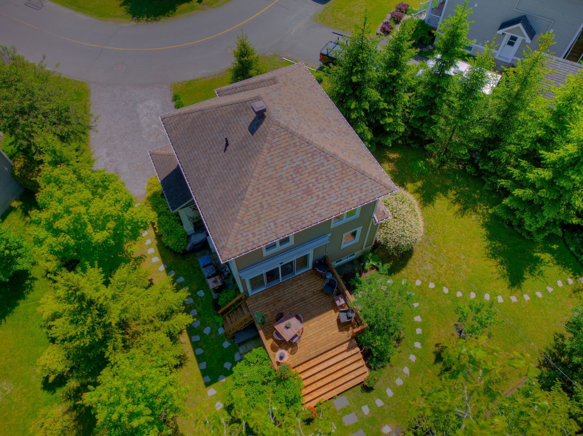Photo aérienne - 125 Rue Des Golfeuses, Bromont, QC