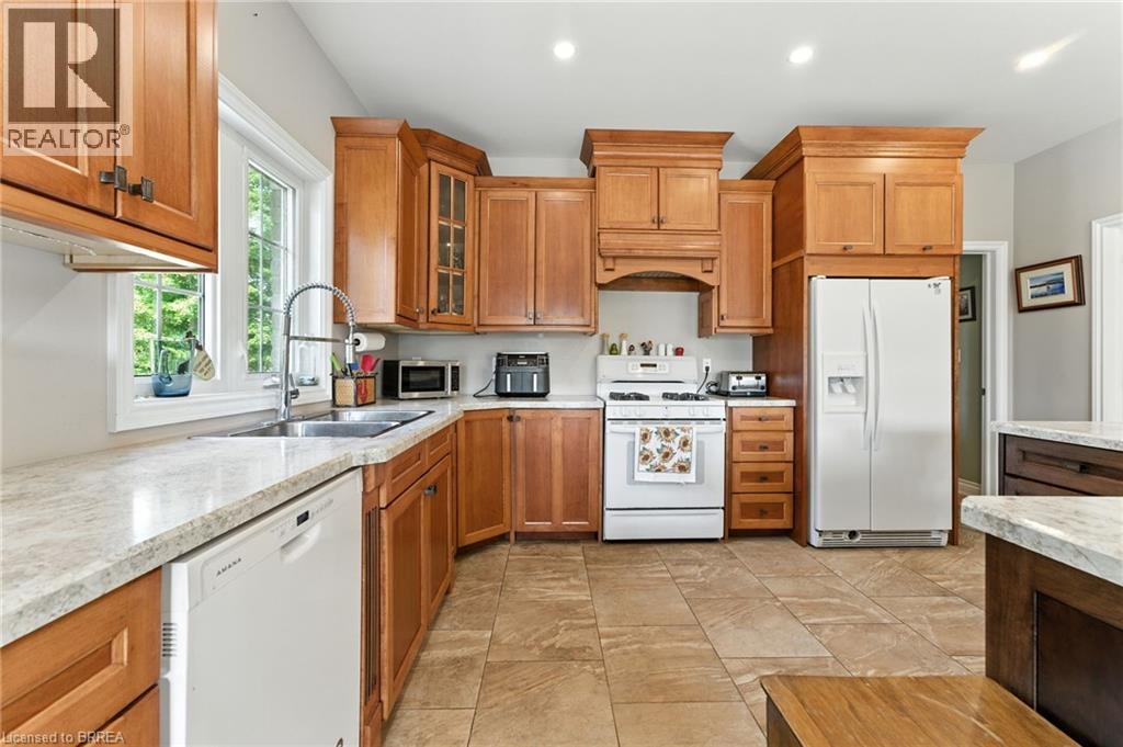 1026 Front Road, St. Williams, ON - Indoor Photo Showing Kitchen With Double Sink