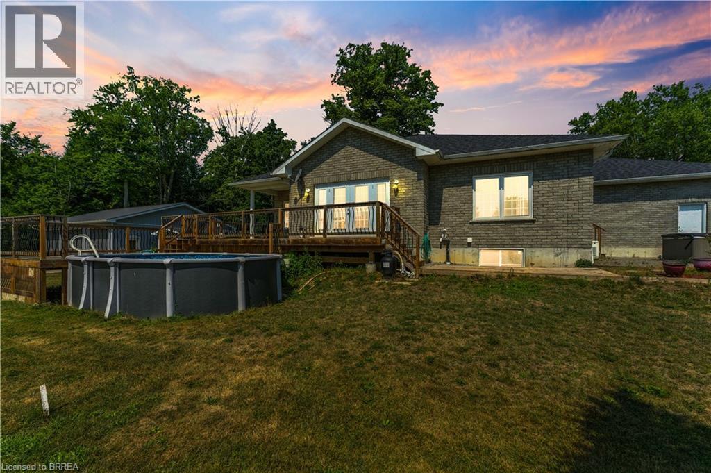 1026 Front Road, St. Williams, ON - Outdoor With Above Ground Pool With Deck Patio Veranda