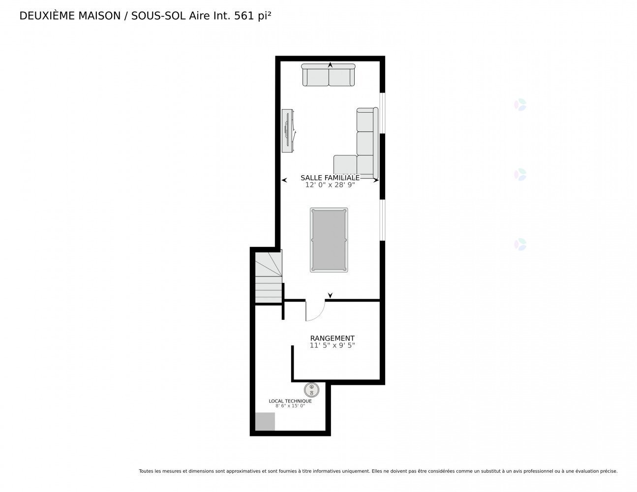 Floor Plan - 11570 - 11572 Rue Aumont, Mirabel, QC