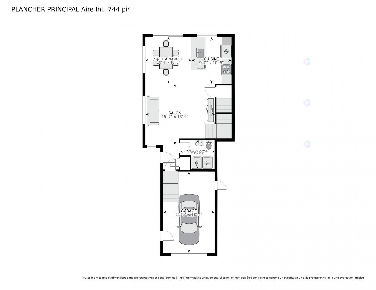 Floor Plan - 11570 - 11572 Rue Aumont, Mirabel, QC