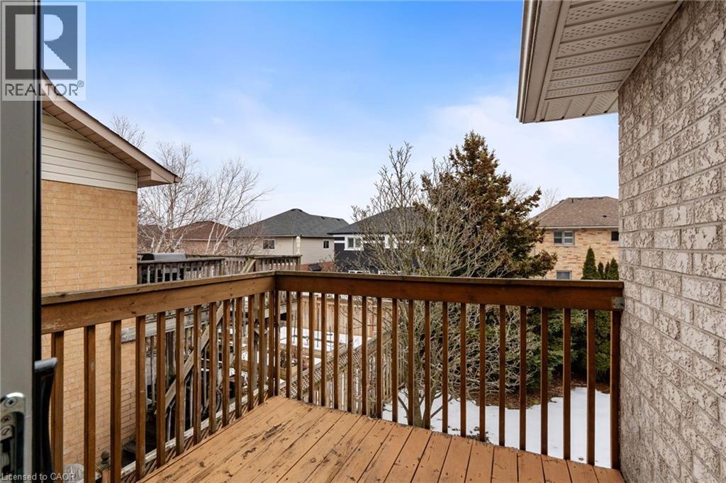 Raised Deck Off Main Floor Living Room - 51 Redtail Crescent, Hamilton, ON