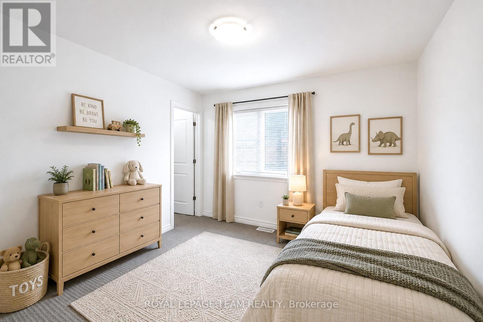 Bedroom #2 Virtually Staged - 41 Whooping Crane Ridge, Ottawa, ON