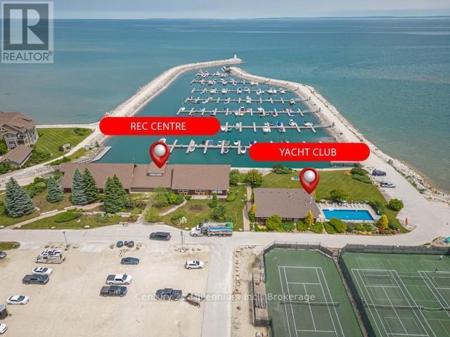 Aerial View - 409 Mariners Way, Collingwood, ON