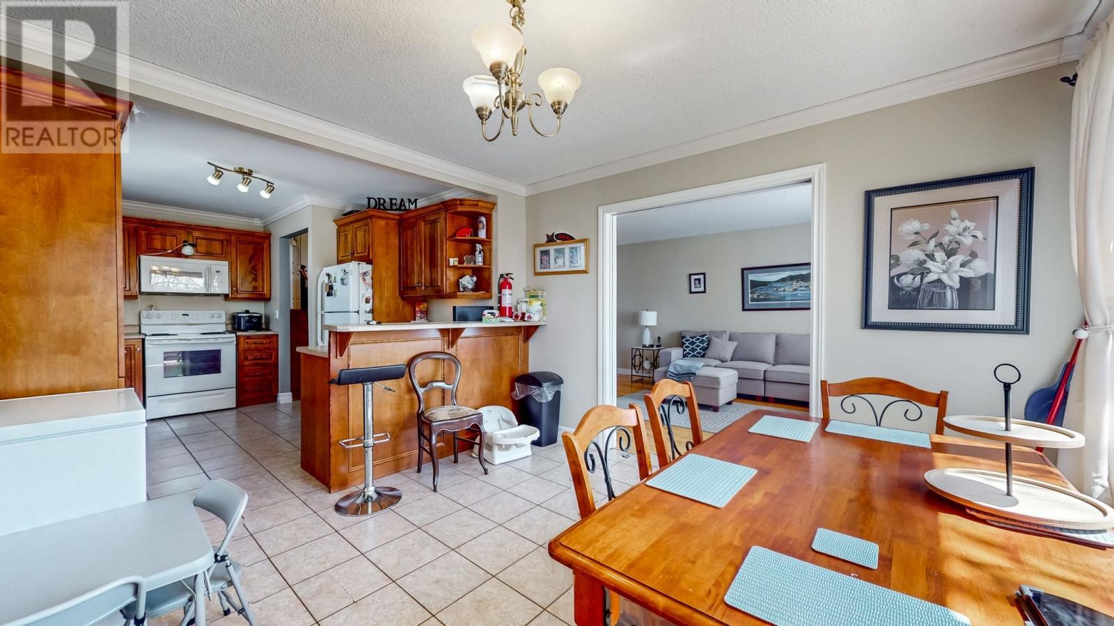 Dining, living, kitchen - 52 Canada Drive, St. John'S, NL