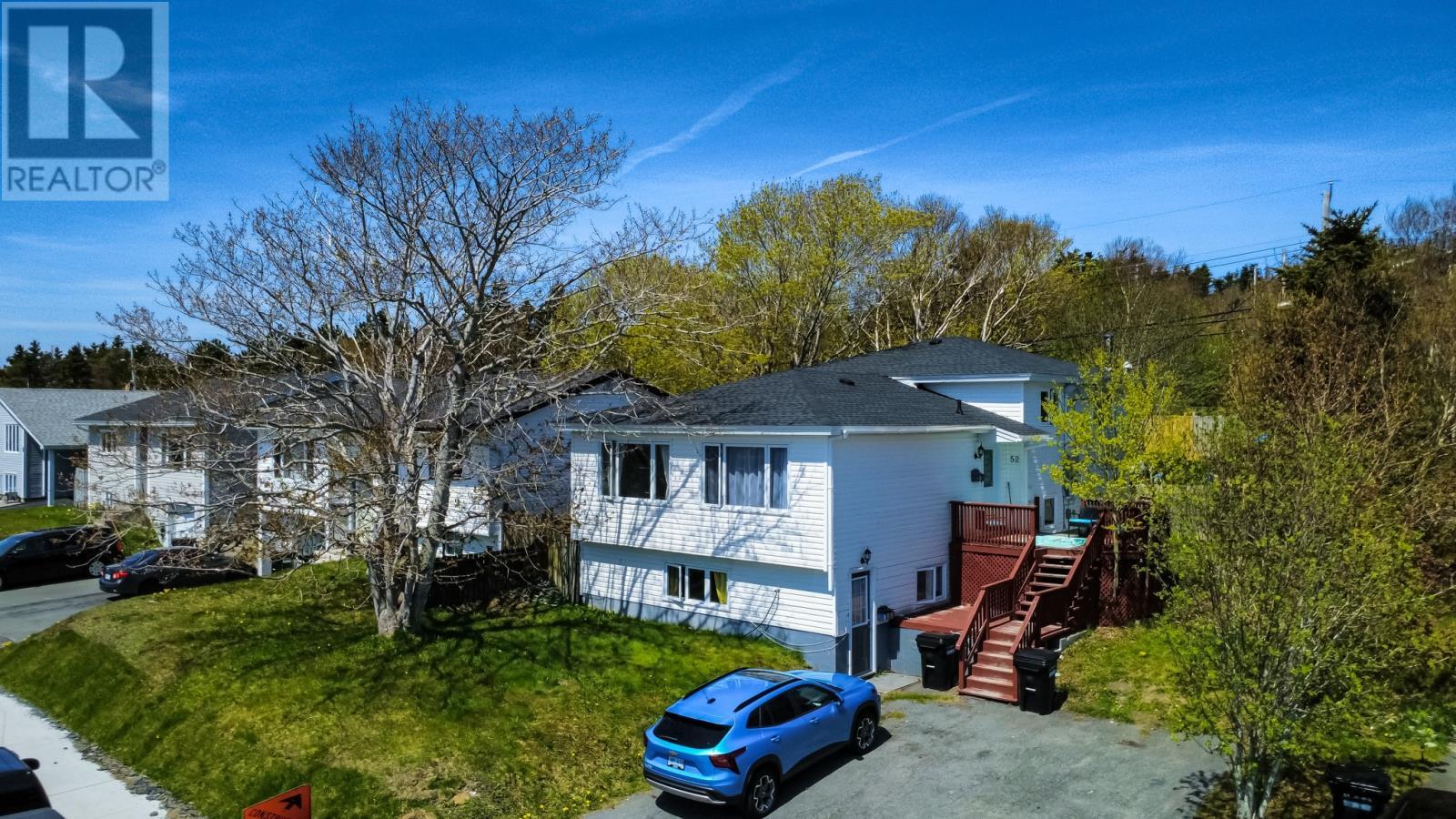 Entrances from drone - 52 Canada Drive, St. John'S, NL