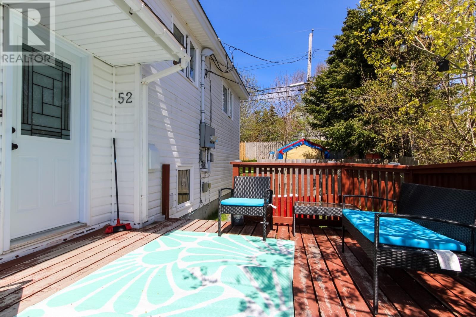 Deck to main unit - 52 Canada Drive, St. John'S, NL