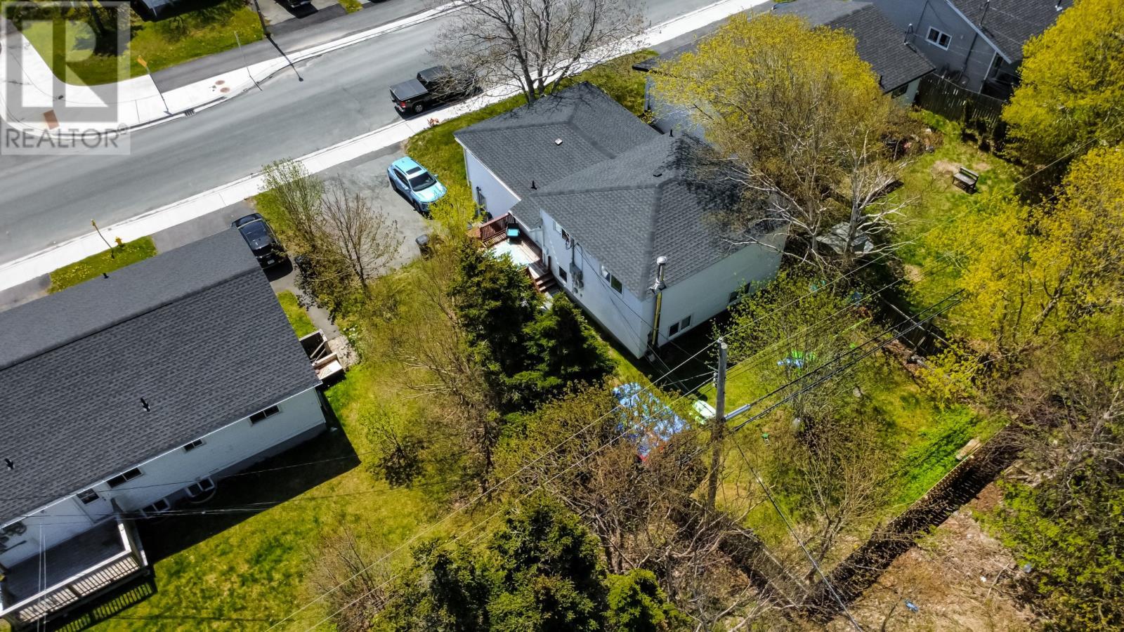 Full property from drone - 52 Canada Drive, St. John'S, NL