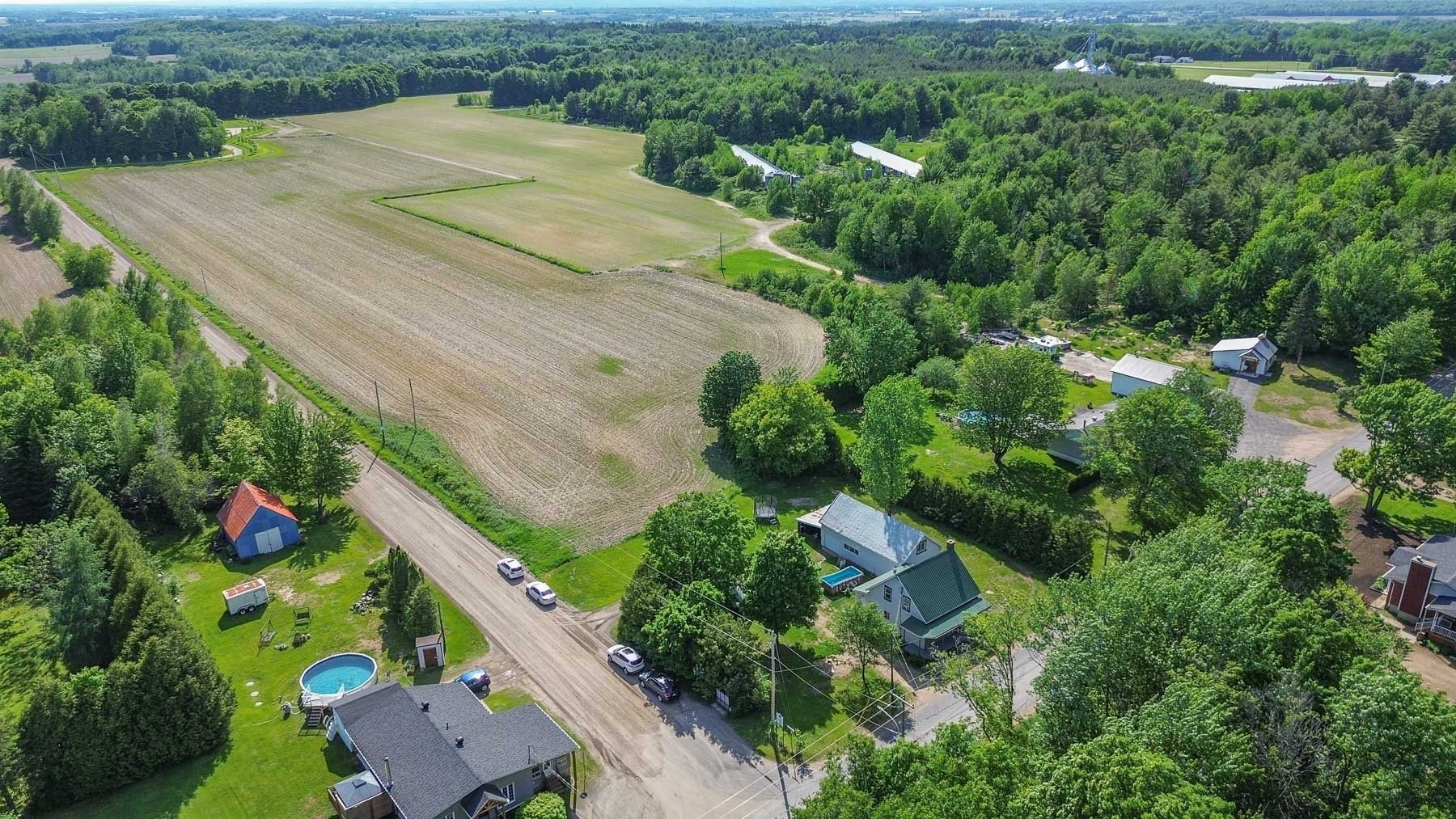 Aerial View - 1121 4E Rang, Saint-Étienne-Des-Grès, QC