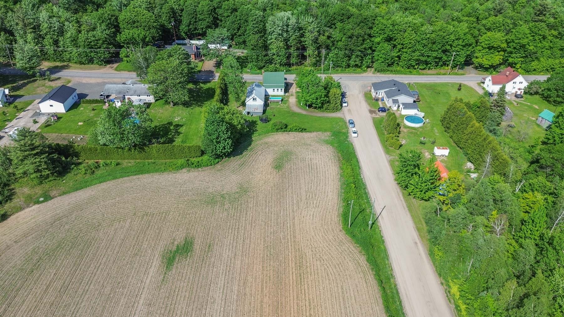 Aerial View - 1121 4E Rang, Saint-Étienne-Des-Grès, QC