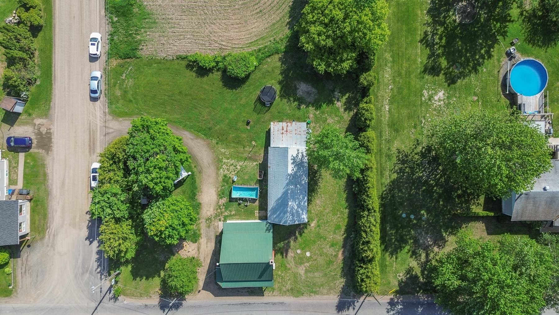 Aerial View - 1121 4E Rang, Saint-Étienne-Des-Grès, QC