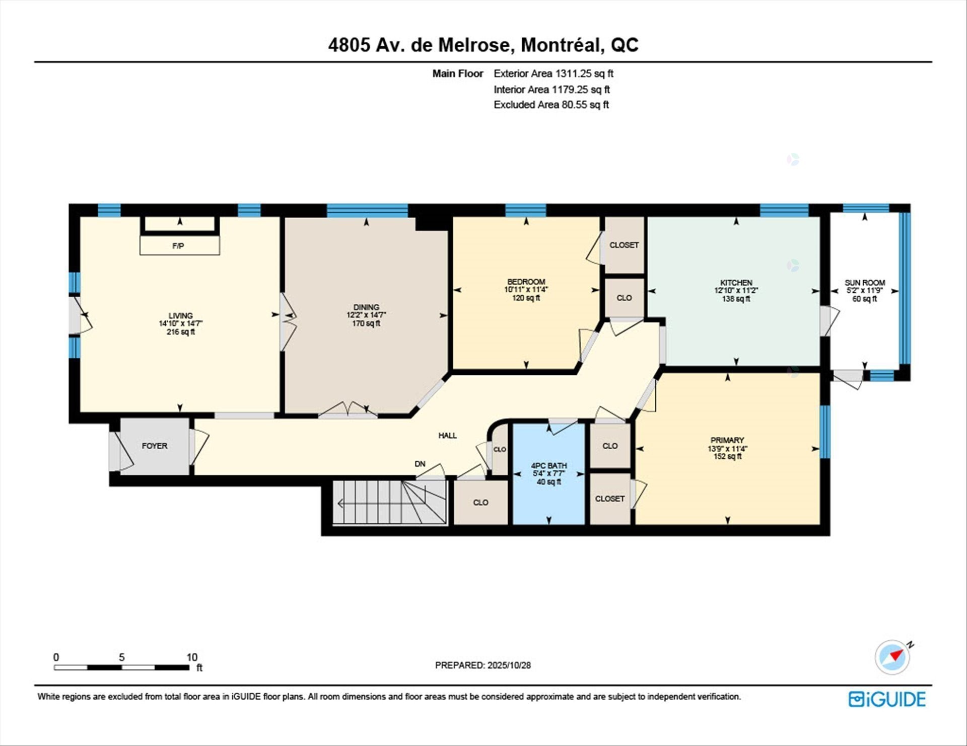Floor Plan - 4805 Av. De Melrose, Montréal (Côte-Des-Neiges/Notre-Dame-De-Grâce), QC