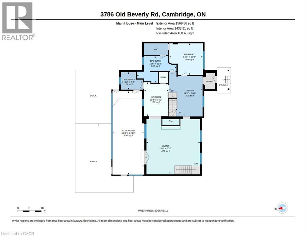Floor plan - 3786 Old Beverly Road, North Dumfries, ON