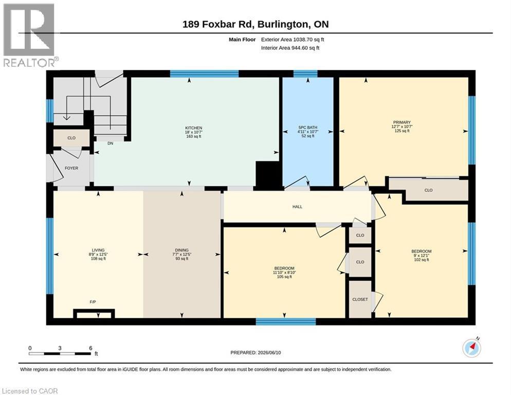 Floor plan - 189 Foxbar Road, Burlington, ON