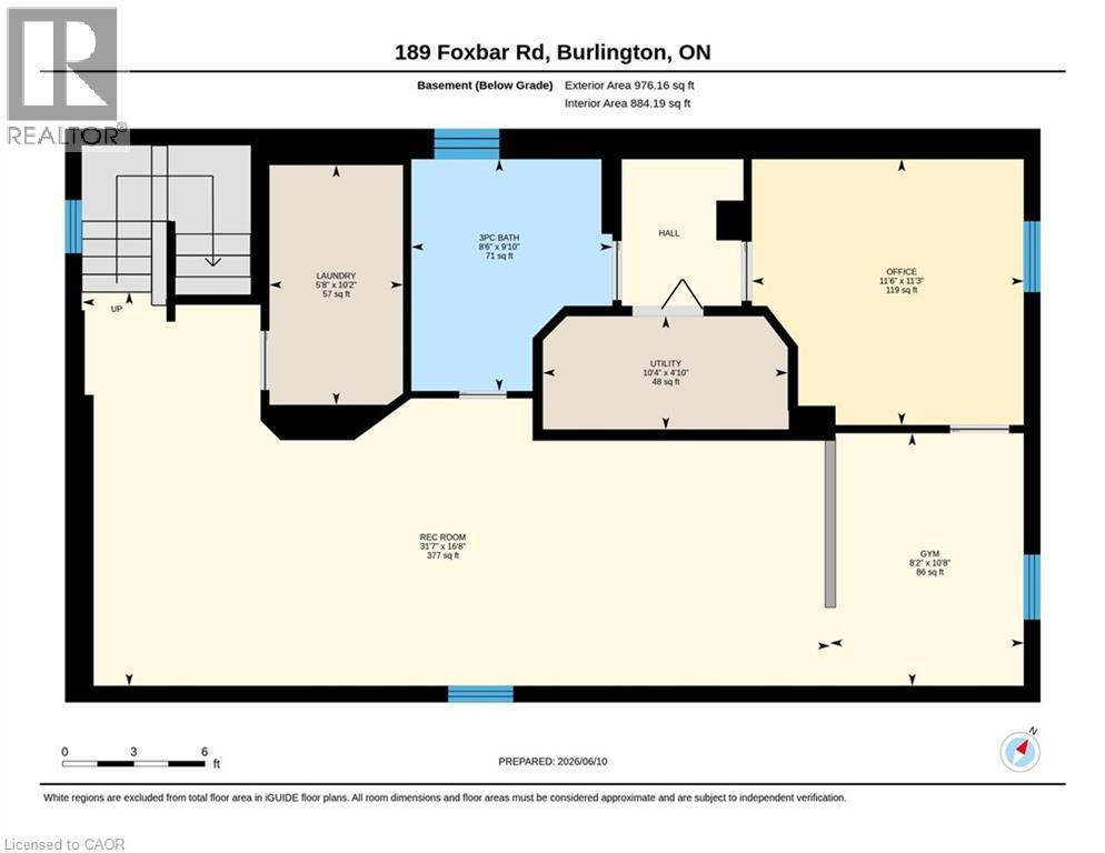 Floor plan - 189 Foxbar Road, Burlington, ON