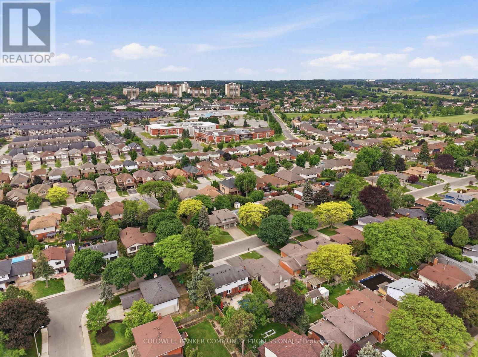 aerial view - 61 San Pedro Drive, Hamilton, ON