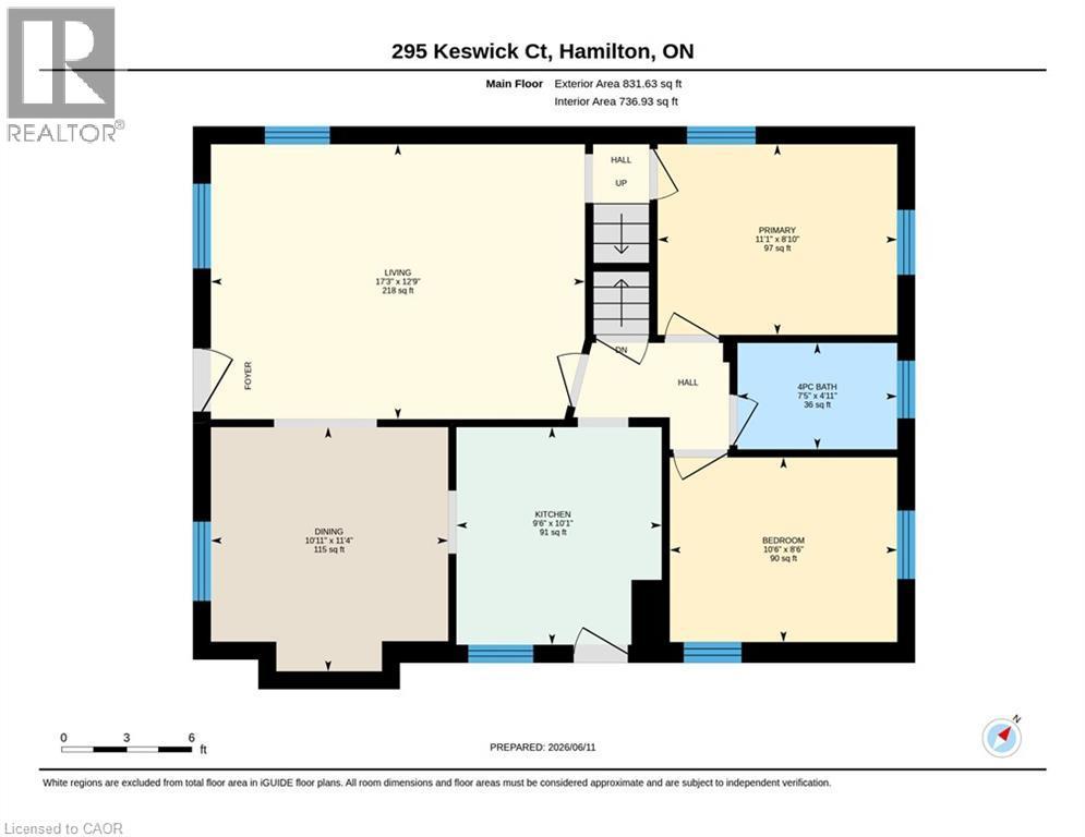 Floor plan - 295 Keswick Court, Hamilton, ON