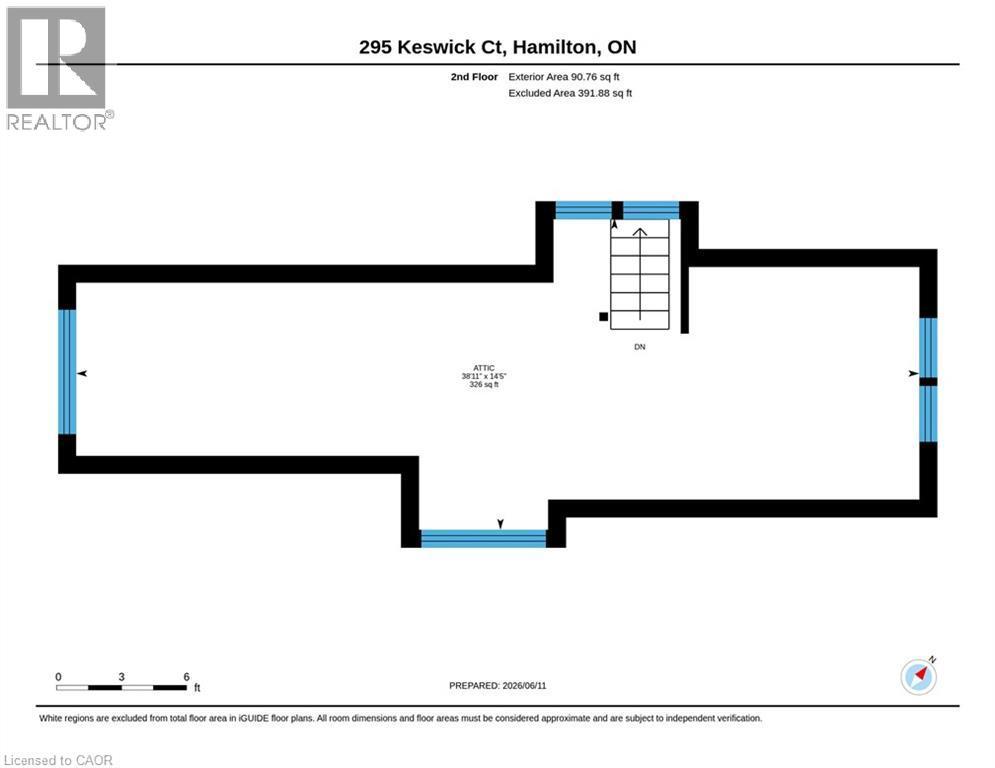 Floor plan - 295 Keswick Court, Hamilton, ON