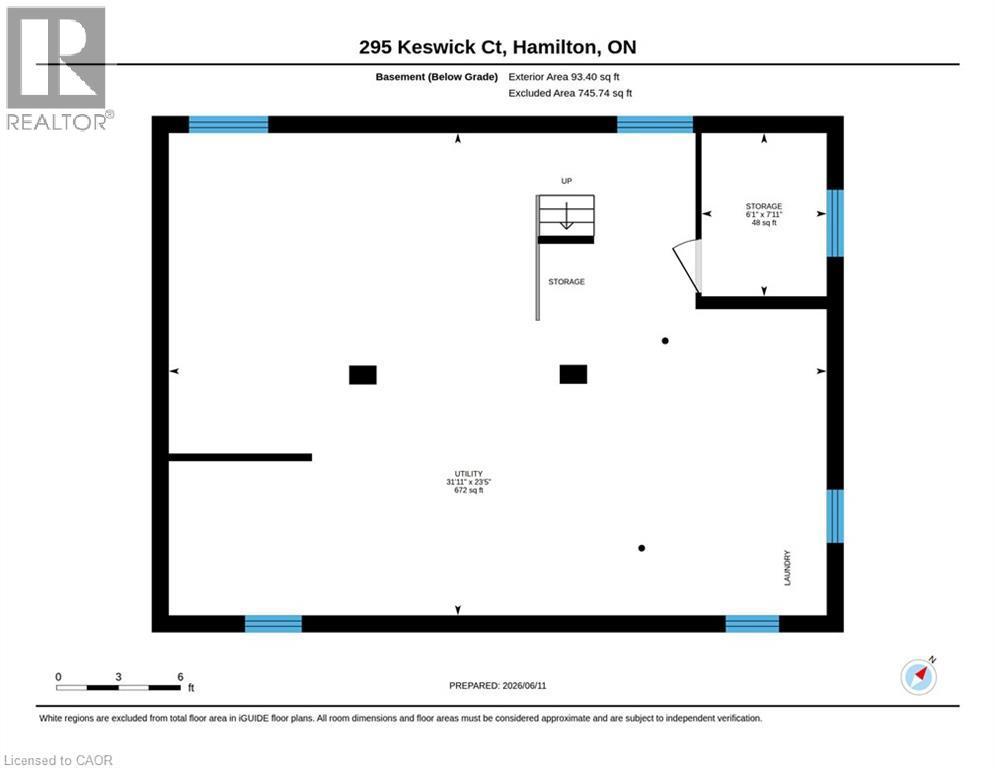 Floor plan - 295 Keswick Court, Hamilton, ON