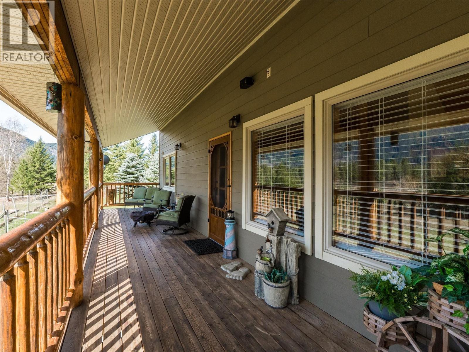 955 Cedar Brae Road, Glade, BC - Outdoor With Deck Patio Veranda With Exterior
