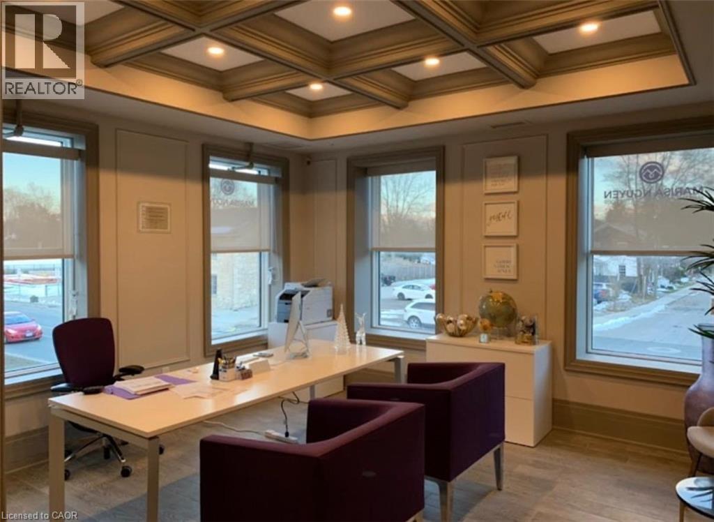 Coffered ceiling with recessed lighting - 385 E Wilson Street E Unit# 201, Ancaster, ON