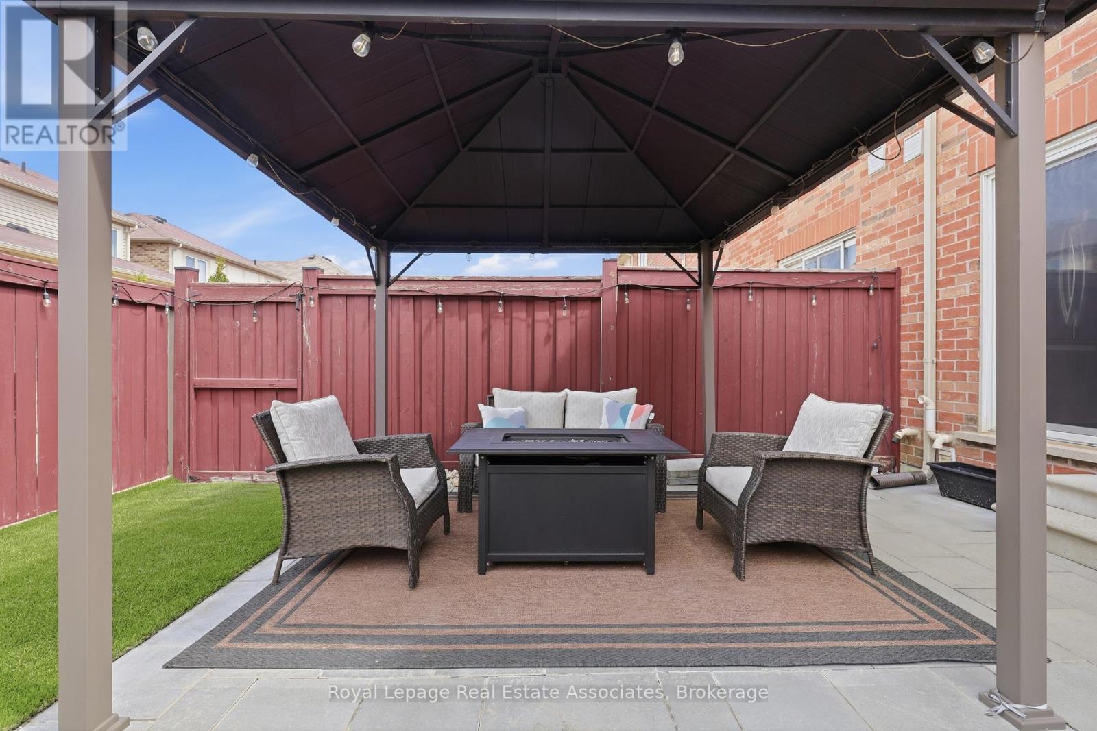 Patio and Gazebo - 362 Cavanagh Lane, Milton, ON - Outdoor With Deck Patio Veranda With Exterior