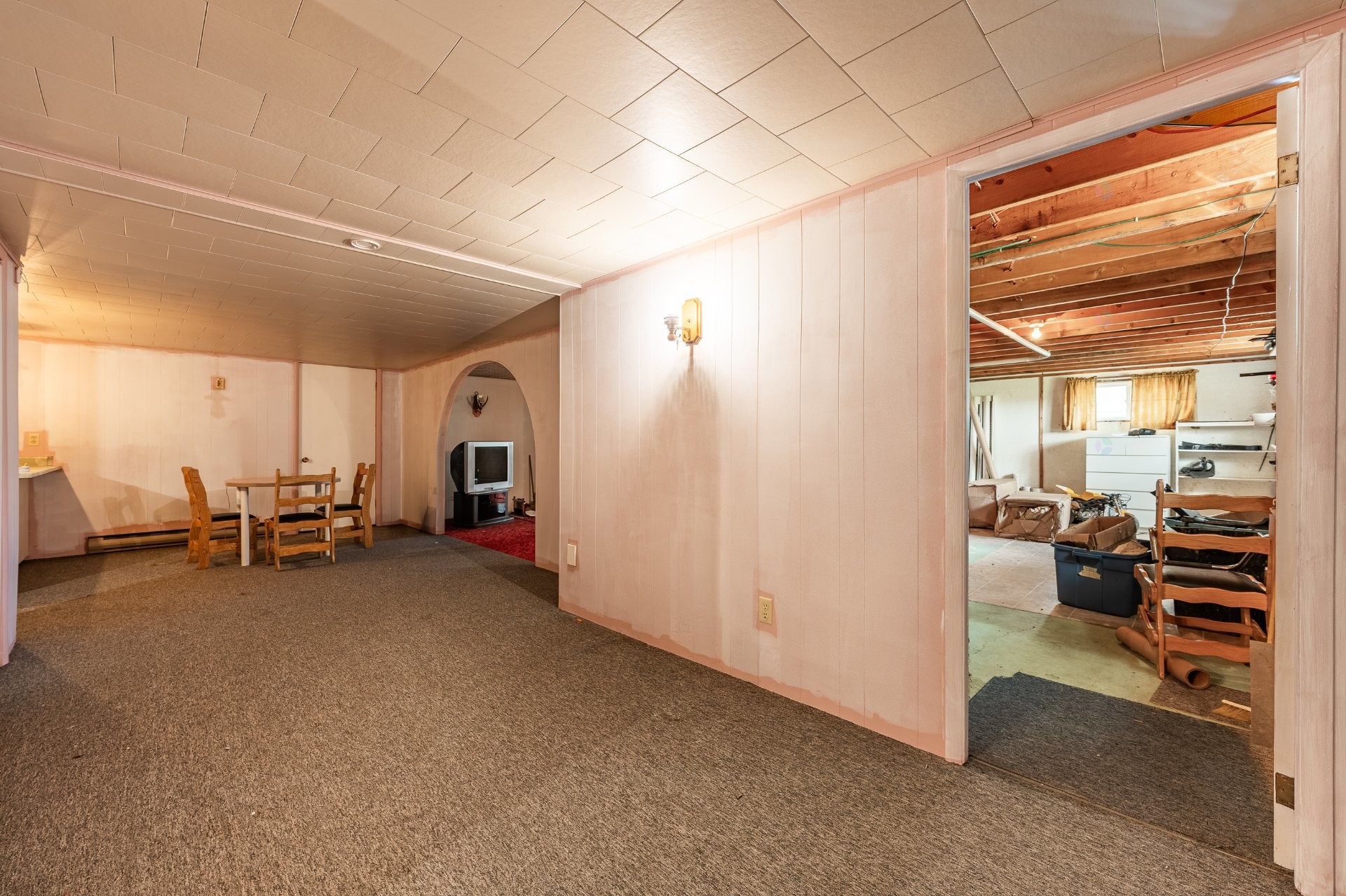 Basement - 541 1Er Rang E., Sainte-Christine, QC - Indoor Photo Showing Other Room