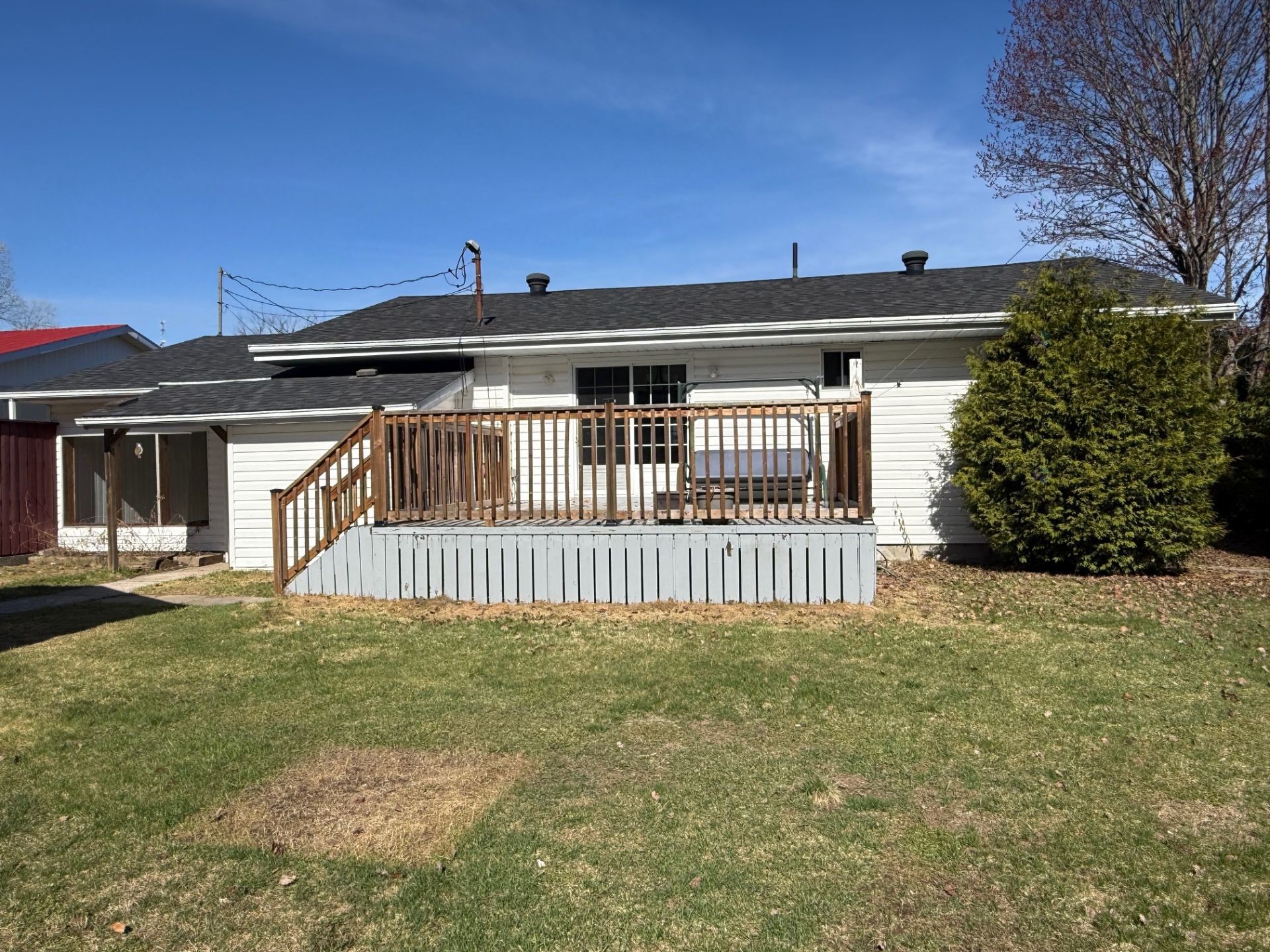 Back of Structure - 937 Ch. Kipawa, Témiscaming, QC - Outdoor With Deck Patio Veranda