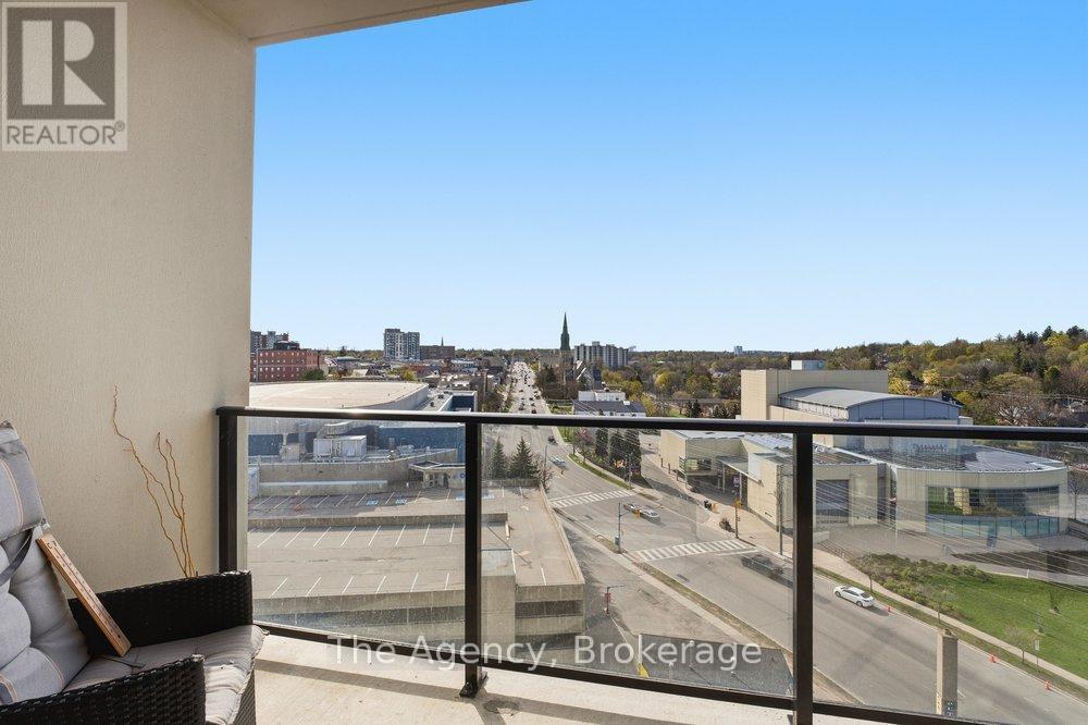 901 - 160 Macdonell Street, Guelph (Downtown), ON - Outdoor With Balcony With View