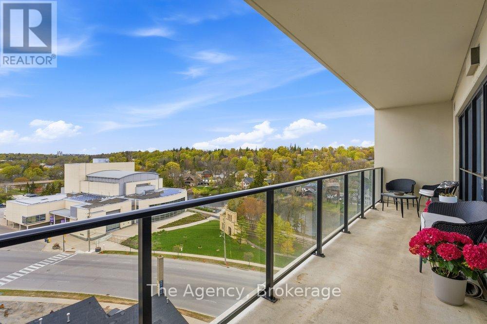 901 - 160 Macdonell Street, Guelph (Downtown), ON - Outdoor With Balcony With View With Exterior
