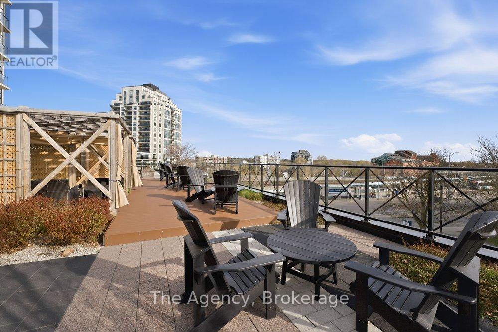 901 - 160 Macdonell Street, Guelph (Downtown), ON - Outdoor With Balcony