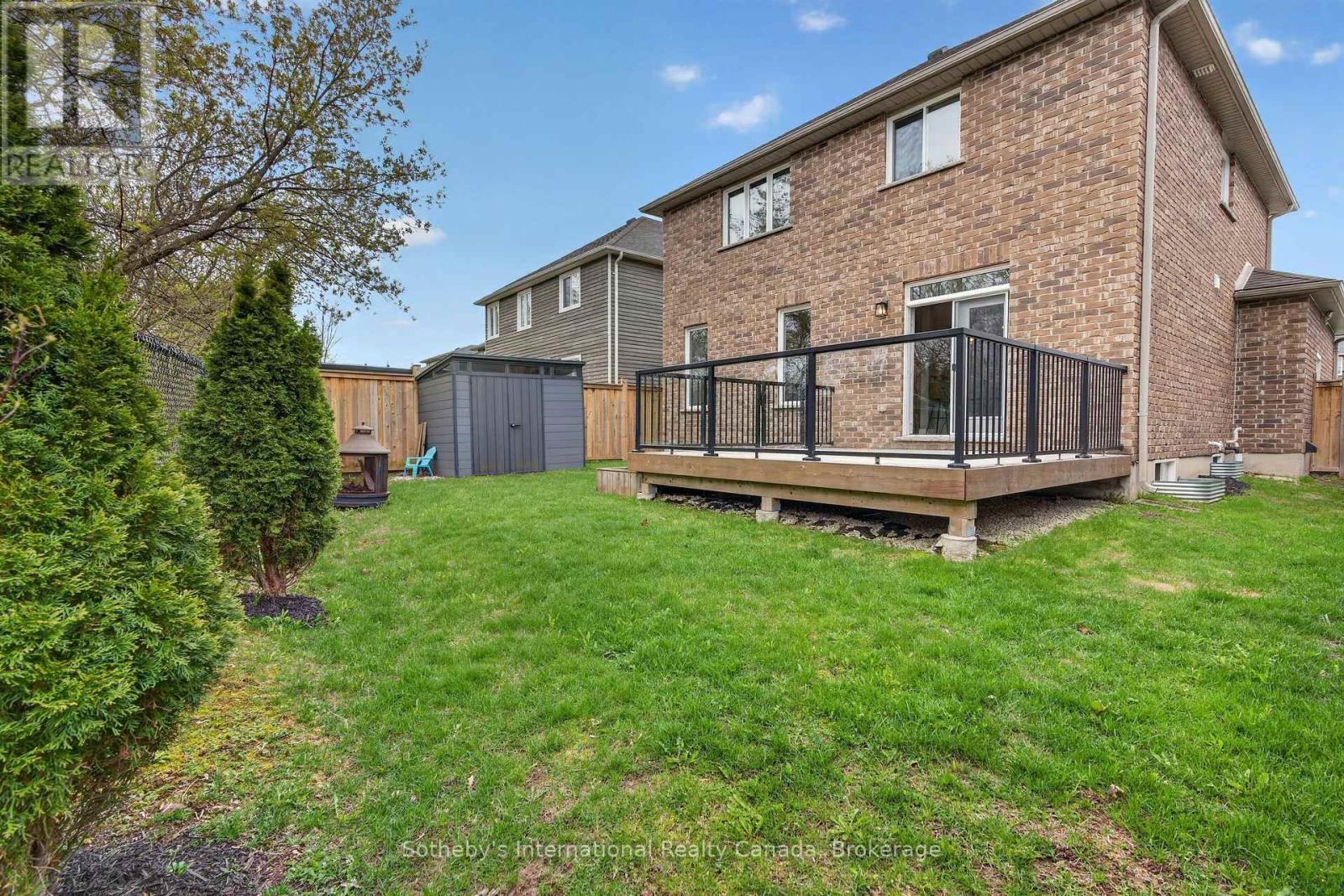 Backyard - 19 Garbutt Crescent, Collingwood, ON - Outdoor With Deck Patio Veranda With Exterior