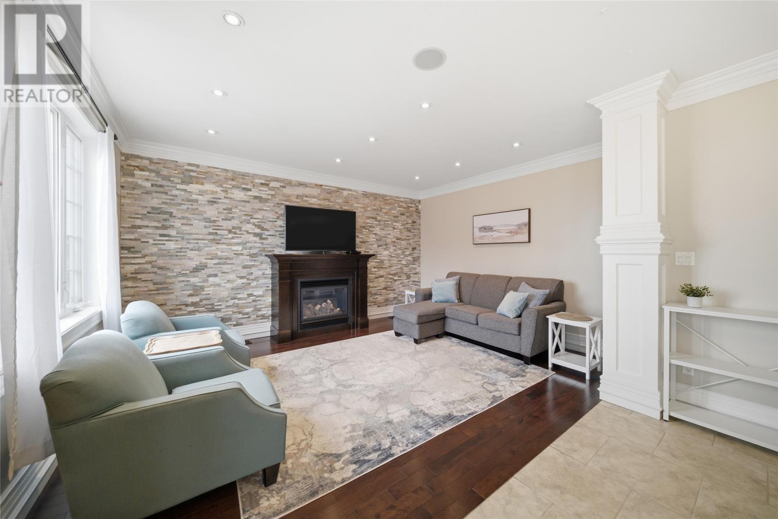 24 Pluto Street, St. John'S, NL - Indoor Photo Showing Living Room With Fireplace