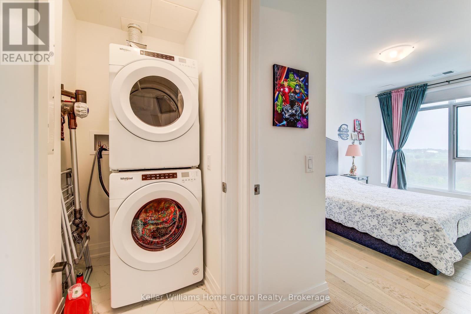 1201 - 71 Wyndham Street S, Guelph (St. Patrick'S Ward), ON - Indoor Photo Showing Laundry Room