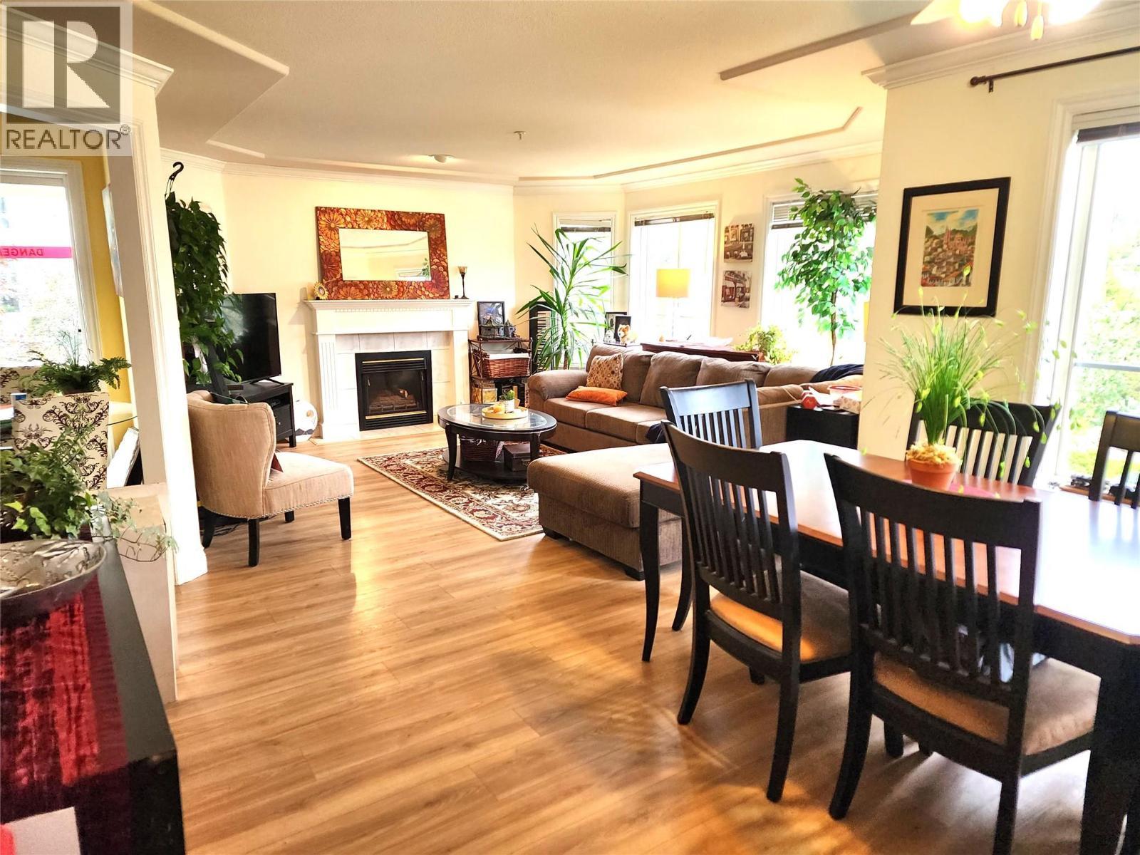 3220 Centennial Drive Unit# 201, Vernon, BC - Indoor With Fireplace