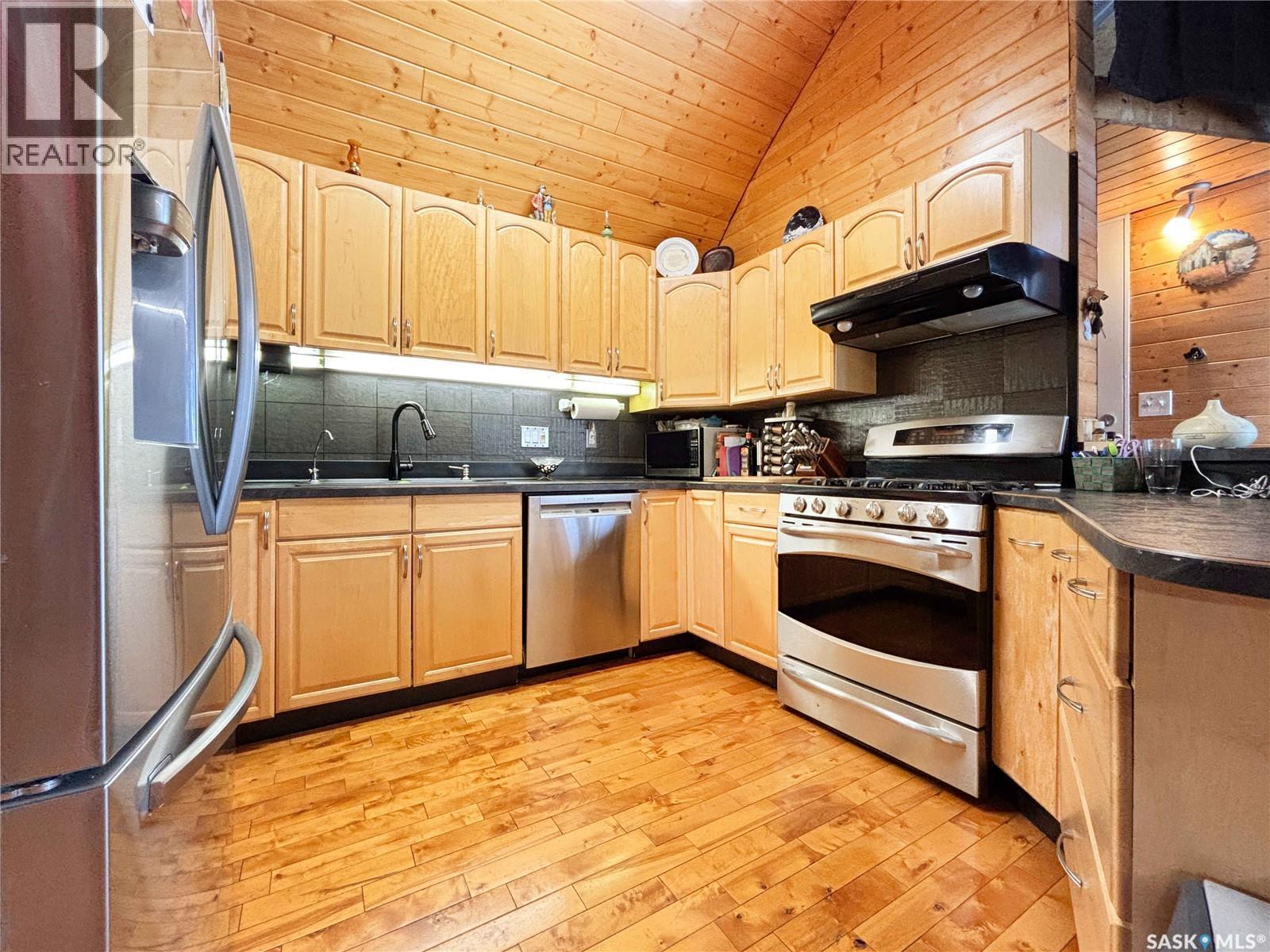 Strunk Acreage, Dundurn Rm No. 314, SK - Indoor Photo Showing Kitchen With Double Sink