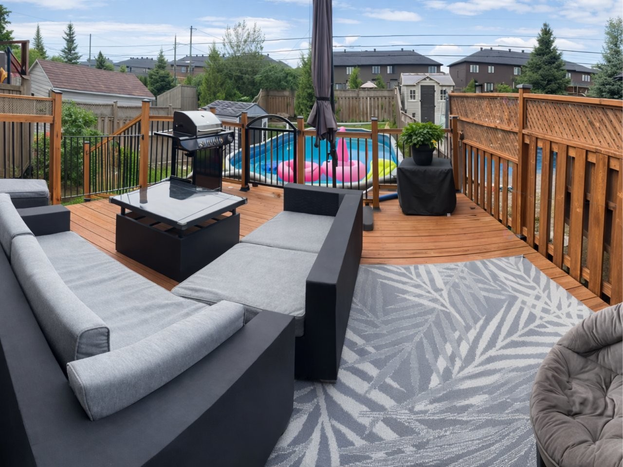 Courtyard - 78 Rue Du Fusain, Gatineau (Aylmer), QC - Outdoor With Deck Patio Veranda With Exterior
