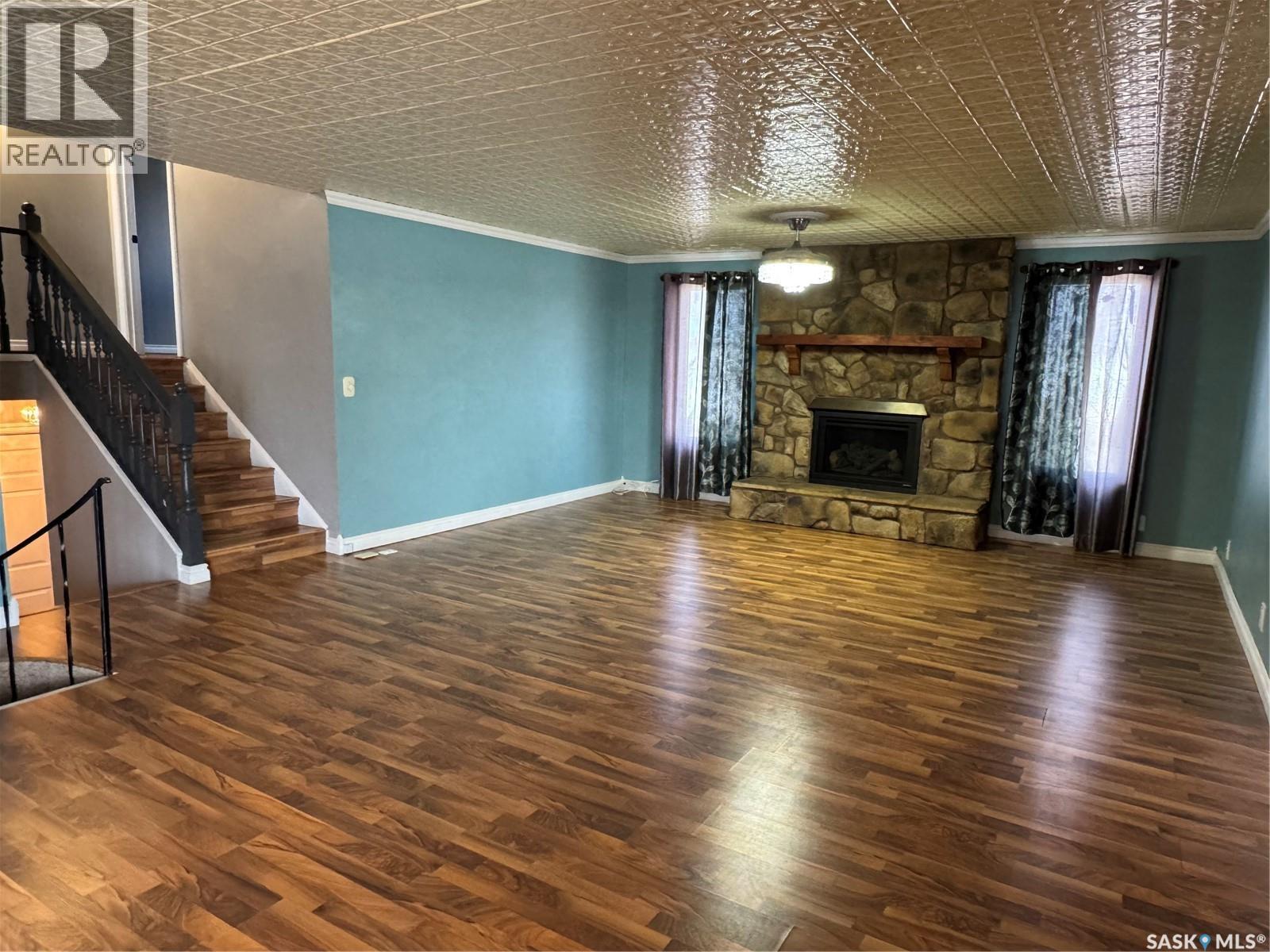 Prairie Preserves Acreage, Macoun, SK - Indoor With Fireplace