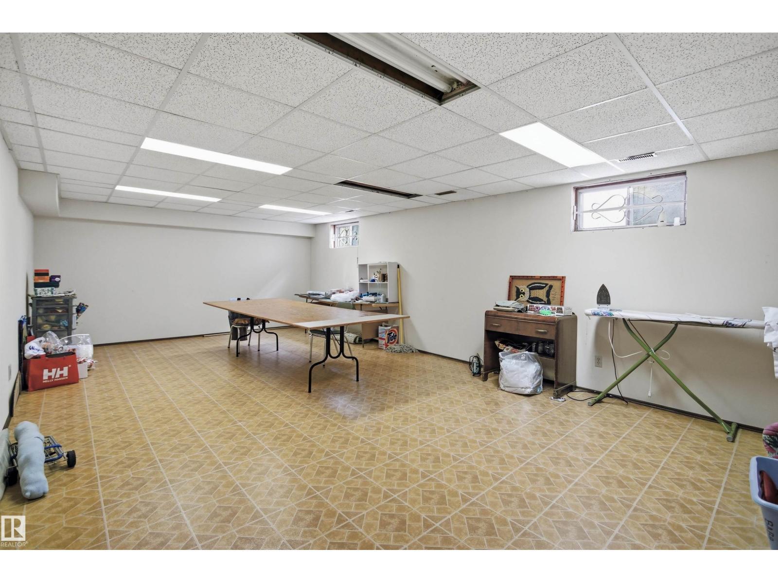 13222 116 St Nw, Edmonton, AB - Indoor Photo Showing Basement